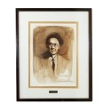 Acuarela realizada durante el periodo 1993-1995 por Josep Marfá - Retrato del Sr. Fructuós Gelabert